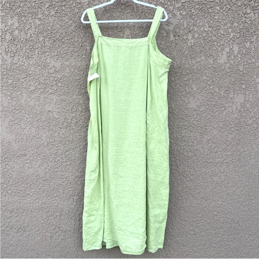 Eileen Fisher square neck linen dress NWT